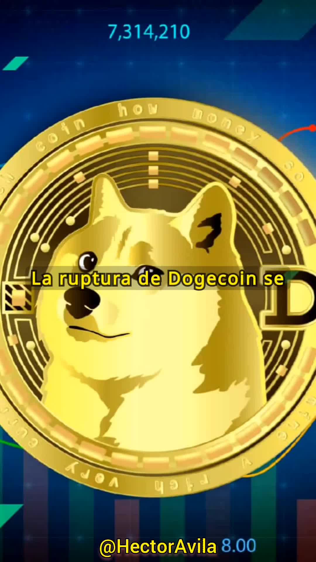 @hector_avila_emprendedor La ruptura de Dogecoin (DOGE) se ralentiza pero aún ti…